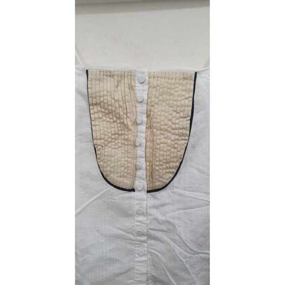 ZARA TOP WITH CHEST DETAIL - LIMITED EDITION CREAM SIZE S - Picture 5 of 9